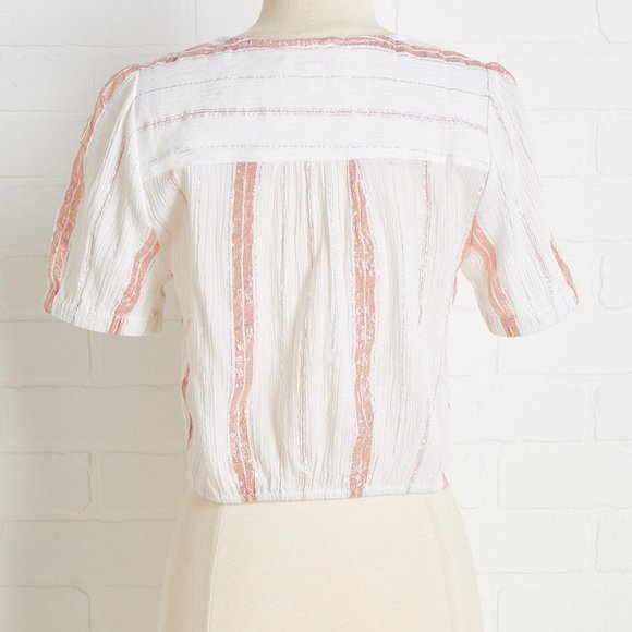 NWT Versona heart of rose gold top Sz L - Picture 2 of 2